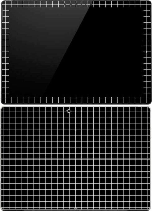 Black Grid Surface Pro (2017) Skin